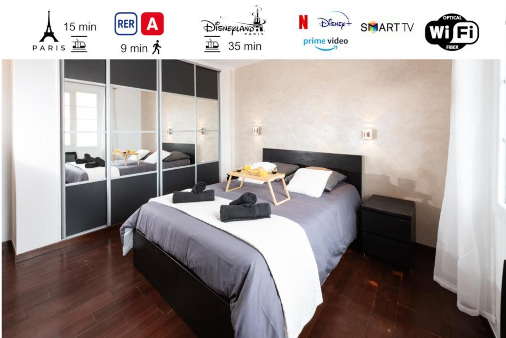 퐁트네수부아 Cosy Paris - Disneyland - Rer A 아파트 외부 사진